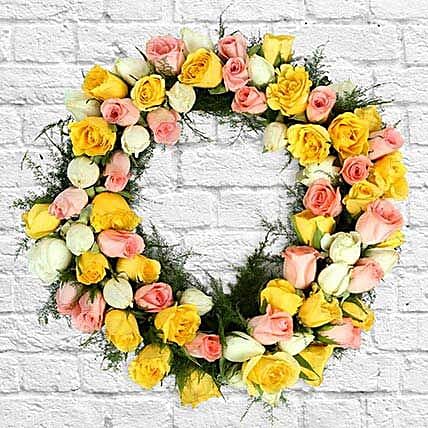Special Fresh Flower Wreath