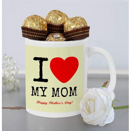 I Love My Mom Mug Gift Set
